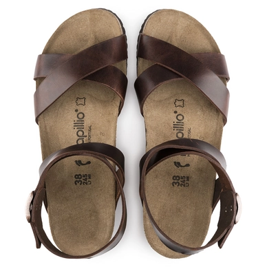 Sandals Birkenstock Women Papillio Lola Narrow Natural Leather Cognac Etrias Brands